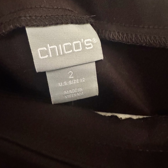 Chico's Dark Brown Pants - Picture 2 of 4
